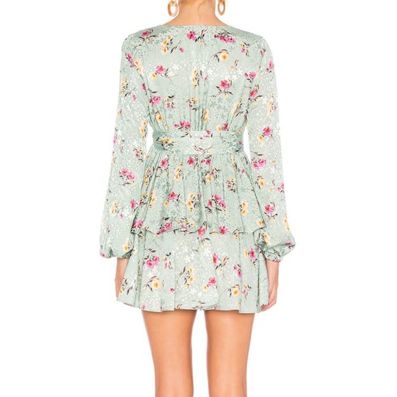 Majorelle Floral Berkshire Dress Size XS NWT - Picture 3 of 9